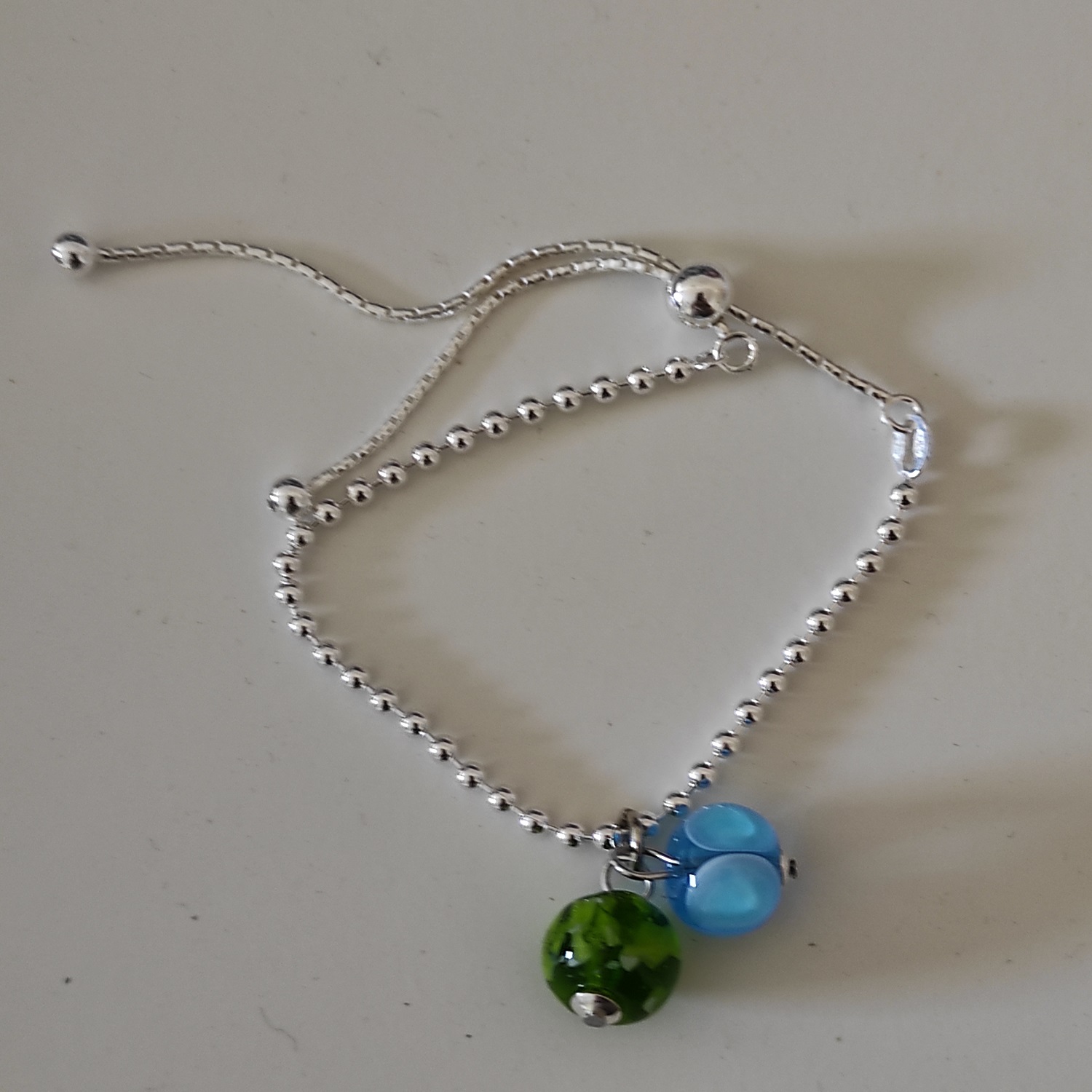 bracelet perles de verre