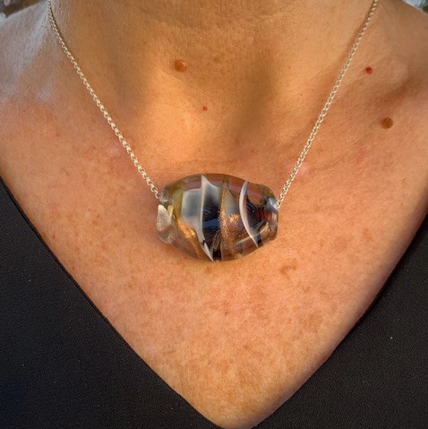 Pushi pendentif femme Murano