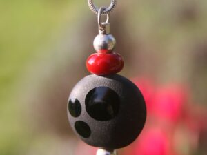 bijoux pushi pendentif murano perle de verre artisan subbiotto france