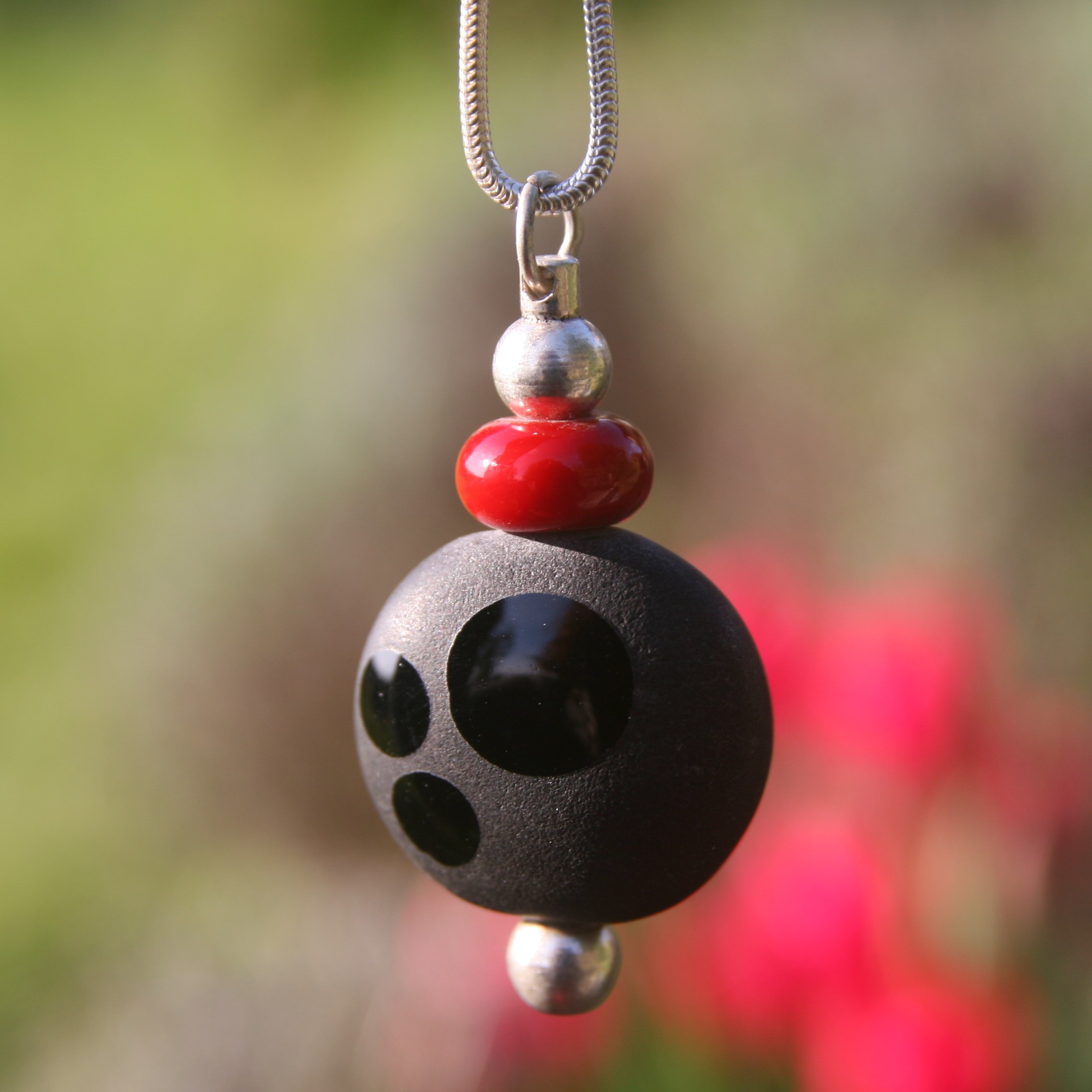 bijoux pushi pendentif murano perle de verre artisan subbiotto france